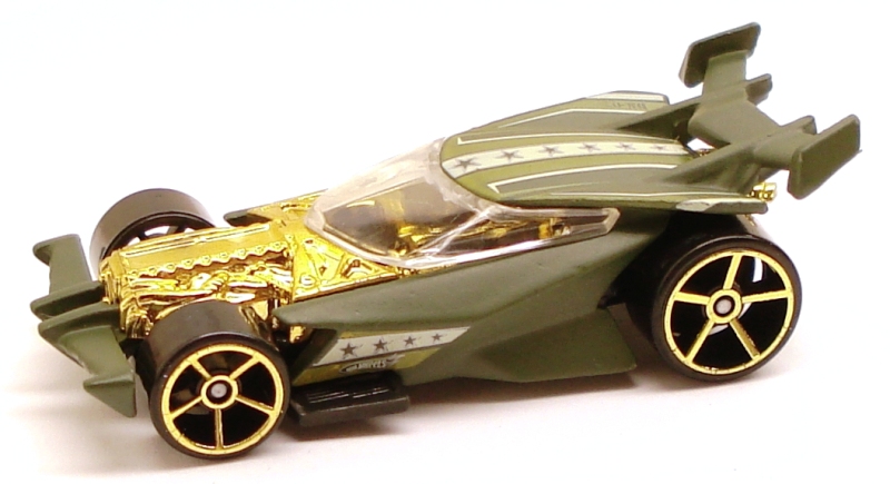 Hot Wheels 2007 Drift King Metalflake Gold Race Car HW New Models