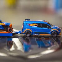 hot wheels ford transit connect 2018