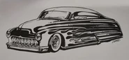 Sketch by Larry Wood on the back of the 2006 Poster.