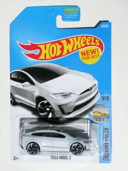 Tesla model x hot wheel discount
