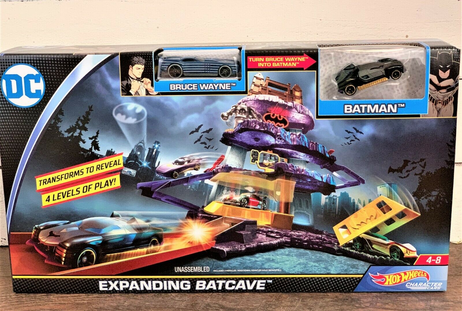 Hot wheels sales batcave set