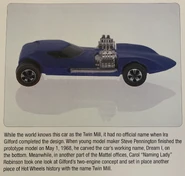 As the first HW Original casting, the car was originally going to be named Dream 1. Resin Prototype (Randy Leffingwell)