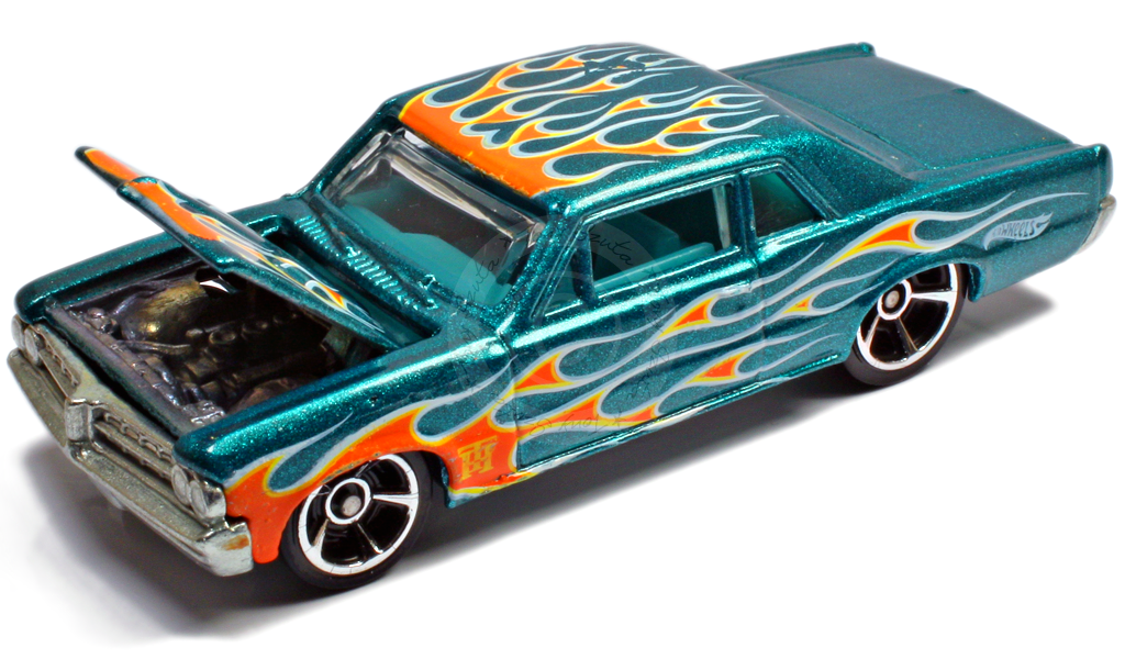 cp07 Hot wheels clover cars'64 pontiac gto.