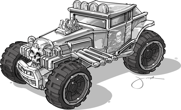  Hot Wheels 2022 - Bone Shaker - Monster Trucks - Color Shifters  : Toys & Games