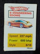 2001 B Engineering Edonis Card