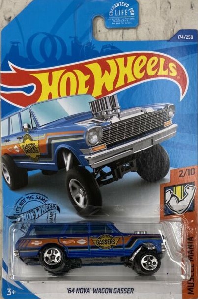 Carrinho Hot Wheels '64 Nova Wagon Gasser (X7QRX) - Mattel