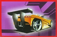 Artwork on the 2005 Panini Mega Race Sticker Album.