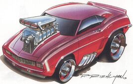 'Tooned'69CamaroZ28Sketch