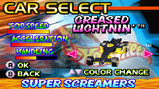 Greased Lightnin' as a playable car in Hot Wheels Burnin' Rubber for the GBA