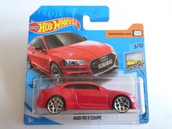 Carrinho Hot Wheels: Audi RS 5 Coupe Preto (R476K) Hw Turbo