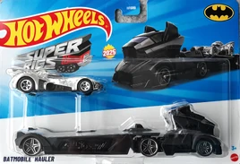 Super Rigs 2025 Mix 2 Batmobile Hauler Matte Black Thailand JCM51