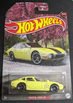 Hot Wheels Japan Historics 1 - Toyota 2000 GT Jaune, 1/64, 2016, Neuve