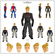 Jack Striker character was modified for Turbo Driver