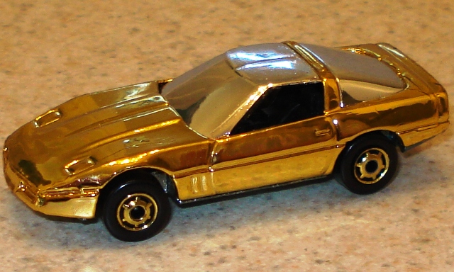 NIB Hot Wheels Billionth Car Collection Gold Custom Corvette Convertible  9246