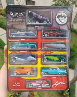 Hot Wheels Larry Wood 35周年記念セット（缶入り） Larry Wood's 35th Anniversary set | Model Vehicle Sets | hobbyDB