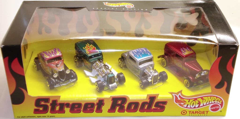 人気No.1 Street Rods 4-Car Set | Hot Wheels Wiki | Fandom ミニカー