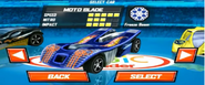 Motoblade was Playable in Hot Wheels The Burning Challenge (Android)