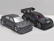 With a resin model of the unreleased regular version.