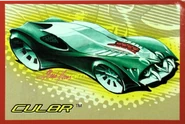 Artwork on the 2005 Panini Mega Race sticker album.