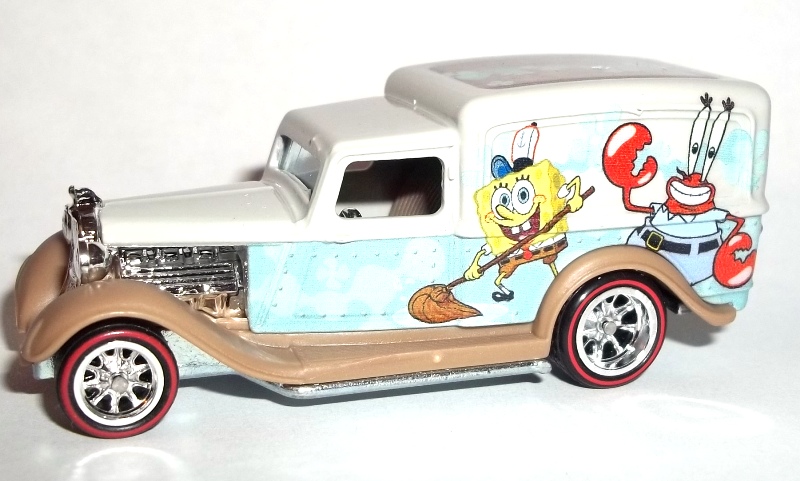 Pop Culture Hot Wheels WB8 '34 Dodge Delivery Spongebob
