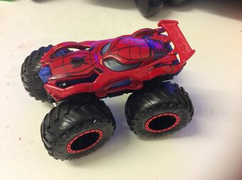 hot wheels spiderman monster truck