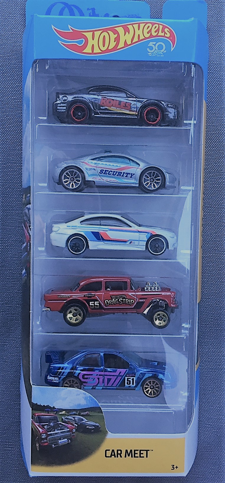 hot wheels car meet 5 pack 2018