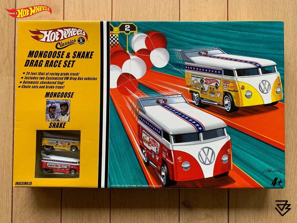 HOT WHEELS SNAKE VS MONGOOSE VW Drag Bus-