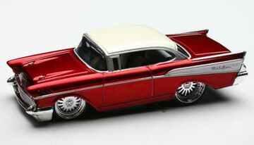 Hot wheels 1957 chevy bel air sales