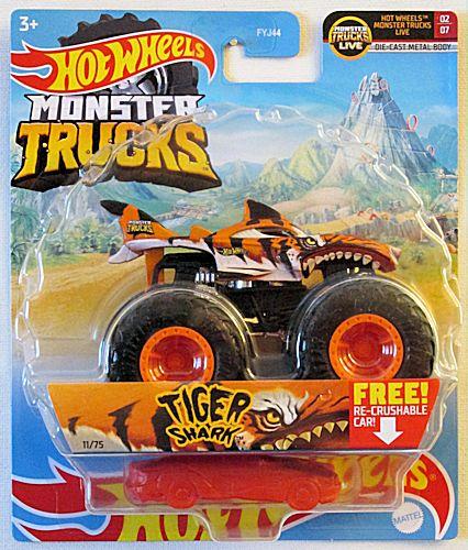 Hot Wheels Monster Trucks Tiger Shark 2/16