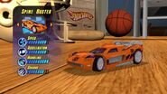 The AcceleRacers Acceleron Series Spine Buster as shown in the video game Hot Wheels: Beat That!