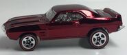 69 Firebird TA. Hot Wheels Classics. Spectraflame Red. Sidevue