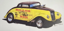 33 Willys Coupe Larry Wood sketch