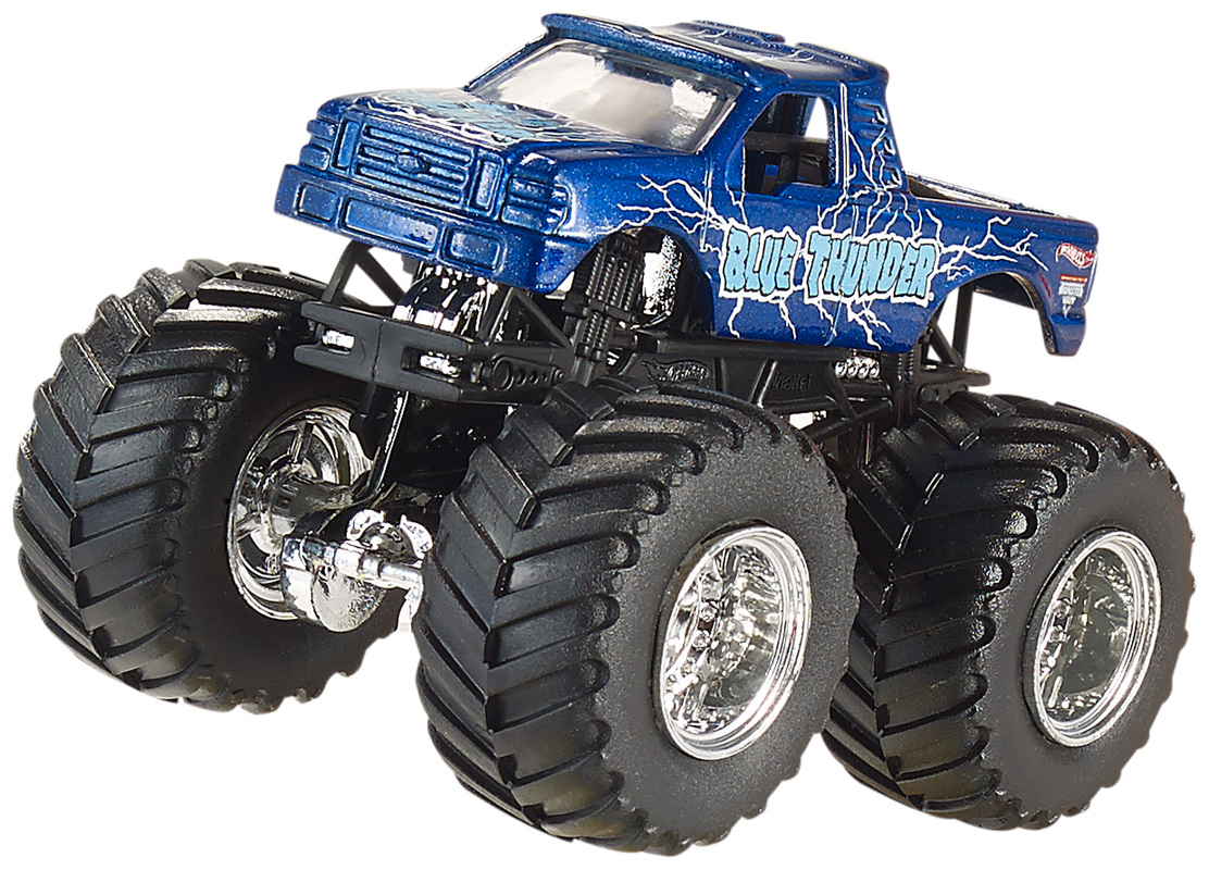 Blue hot wheels truck hotsell