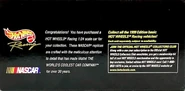 1998/1999 Black boxes look the same. So note how this 1999 box has "Collect all the 1999 Edition cars"