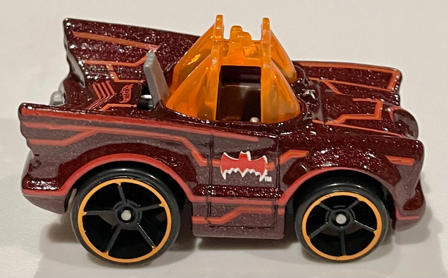 2023 Classic TV Series Batmobile (Tooned) (Dark Red)