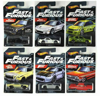 hot wheels the fast and the furious series set