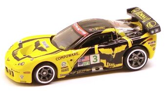 hot wheels corvette c6r