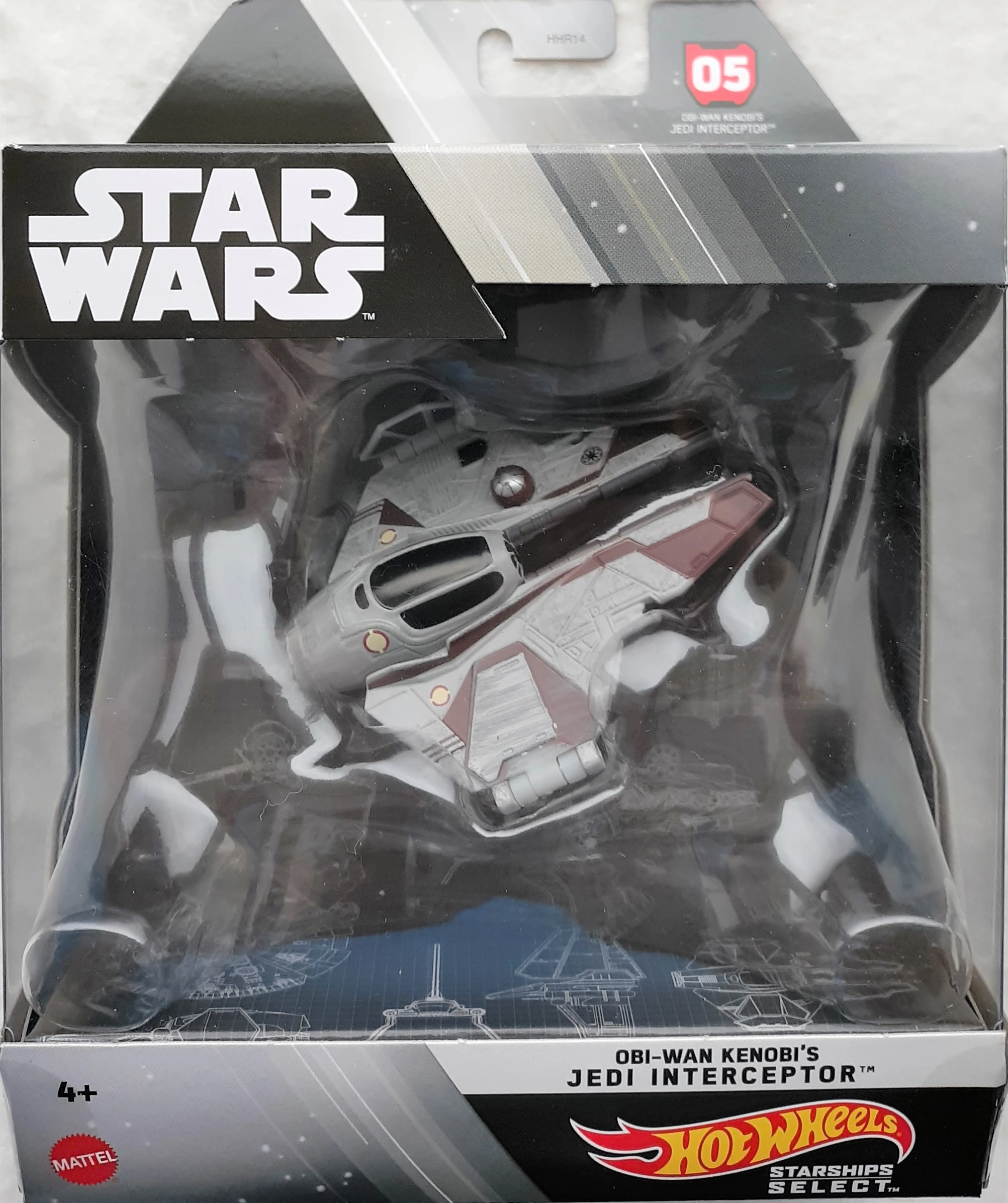 2022 Jedi Starfighter Eta-2 Actis (Starships Select) (Grey)