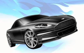 Sketch AstonMartinDBS