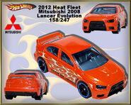 2012 Heat Fleet Mitsubishi 2008 Lancer Evolution 158-247
