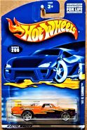 Hot Wheels 2001-'68 Chevy El Camino Tampos on Hood and Sides Chrome PR5 Wheels