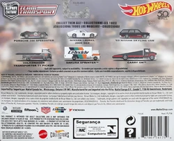 Hot Wheels Team Transport 1/64 - Nissan Skyline Van 1969 + Carry On #3 - Neuf