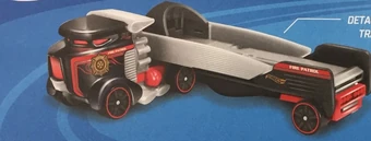 hot wheels sky show rig