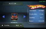 Sir Ominous as a playable car in Hot Wheels Ultimate Racing