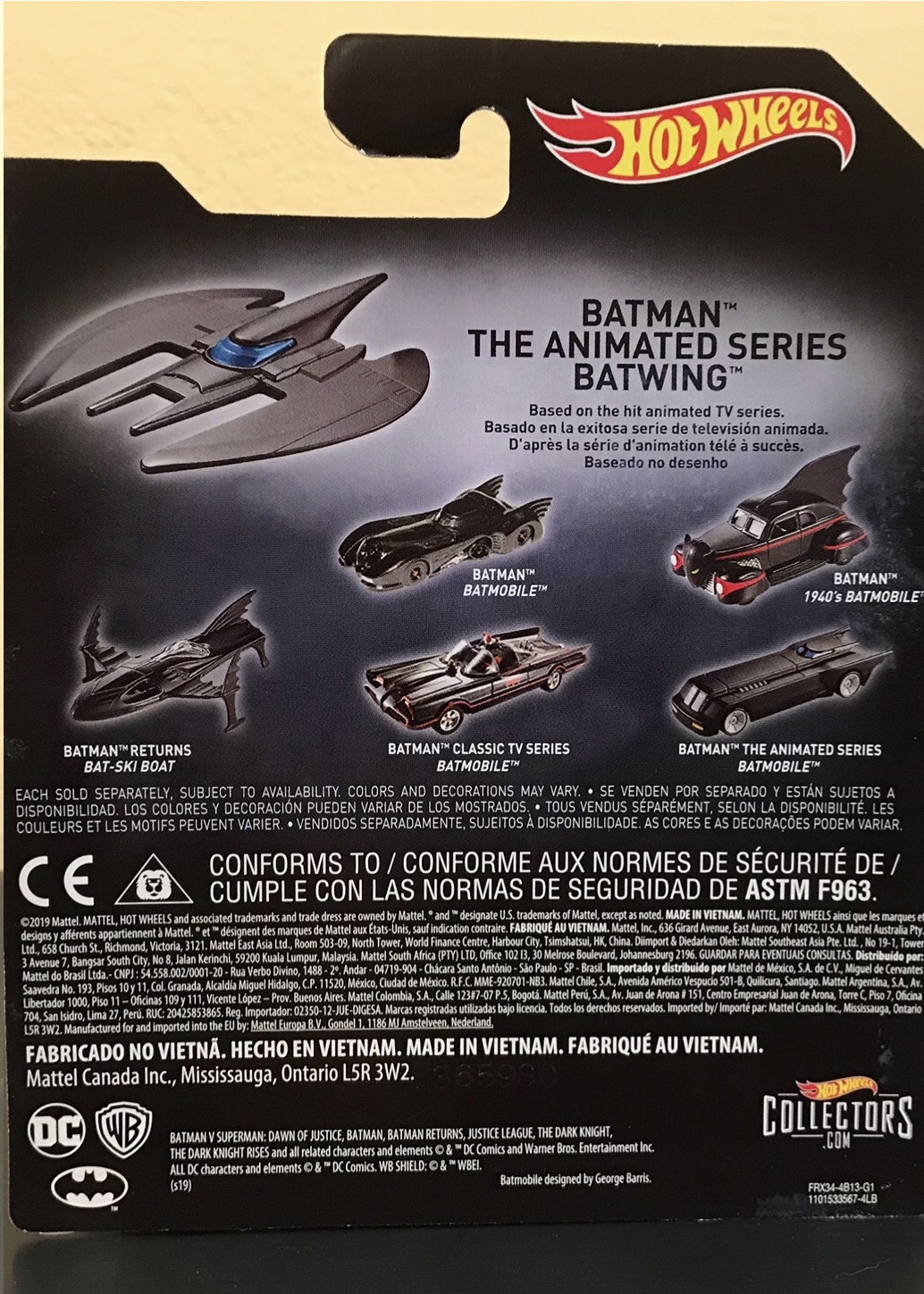 Batman: The Animated Series Batplane (1:50) | Hot Wheels Wiki | Fandom