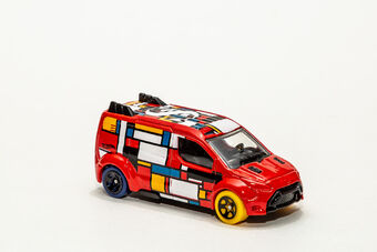 hot wheels ford transit connect 2018