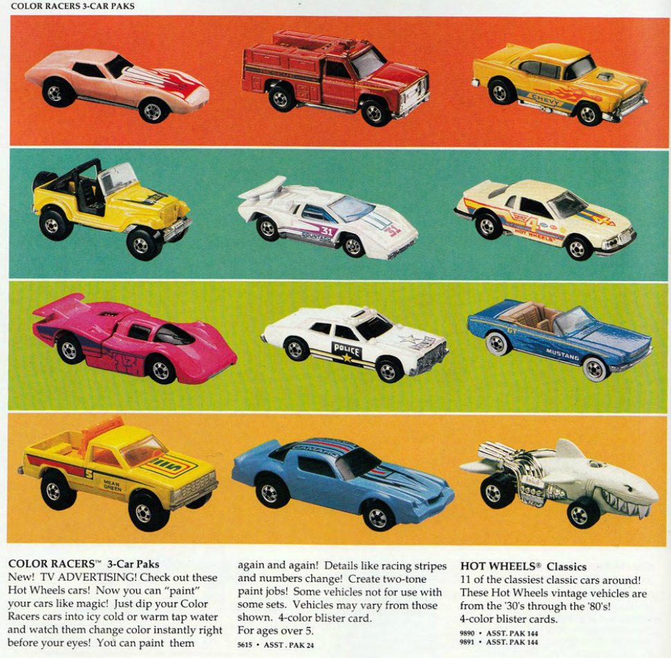 Color Changers, Hot Wheels Wiki