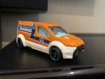 hot wheels ford transit connect