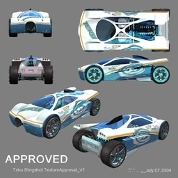 Hot Wheels - Sling Shot Acceleracers Branco - HW Race 2014 (Fora da