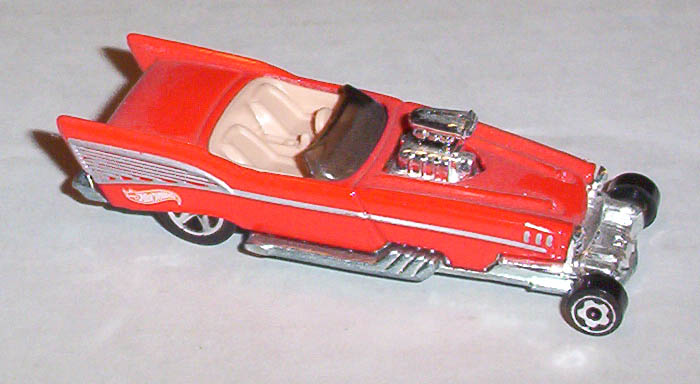 ミニカー Hot Wheels Chevrolet 57 ROADSTER 2001 Hot Wheels '57 Roadster GMTM | eBay